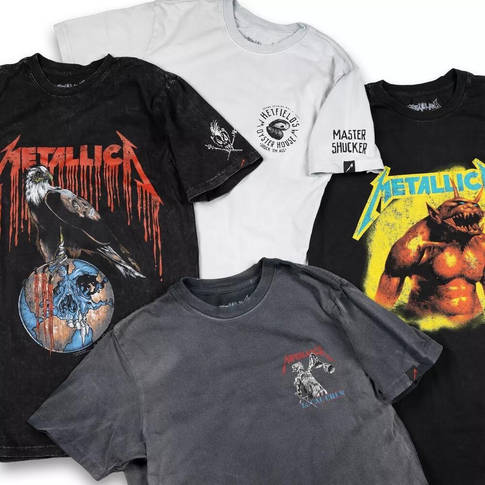 Metallica T-Shirt Club Year One 2024 LIMITED EDITION Complete Set of 4 XXXL 3XL